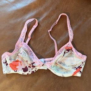 Calvin Klein sheer bra 34B